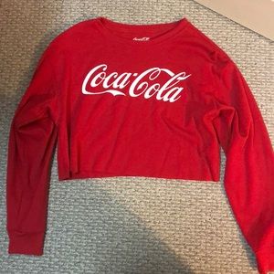 Coca Cola cropped sweater
